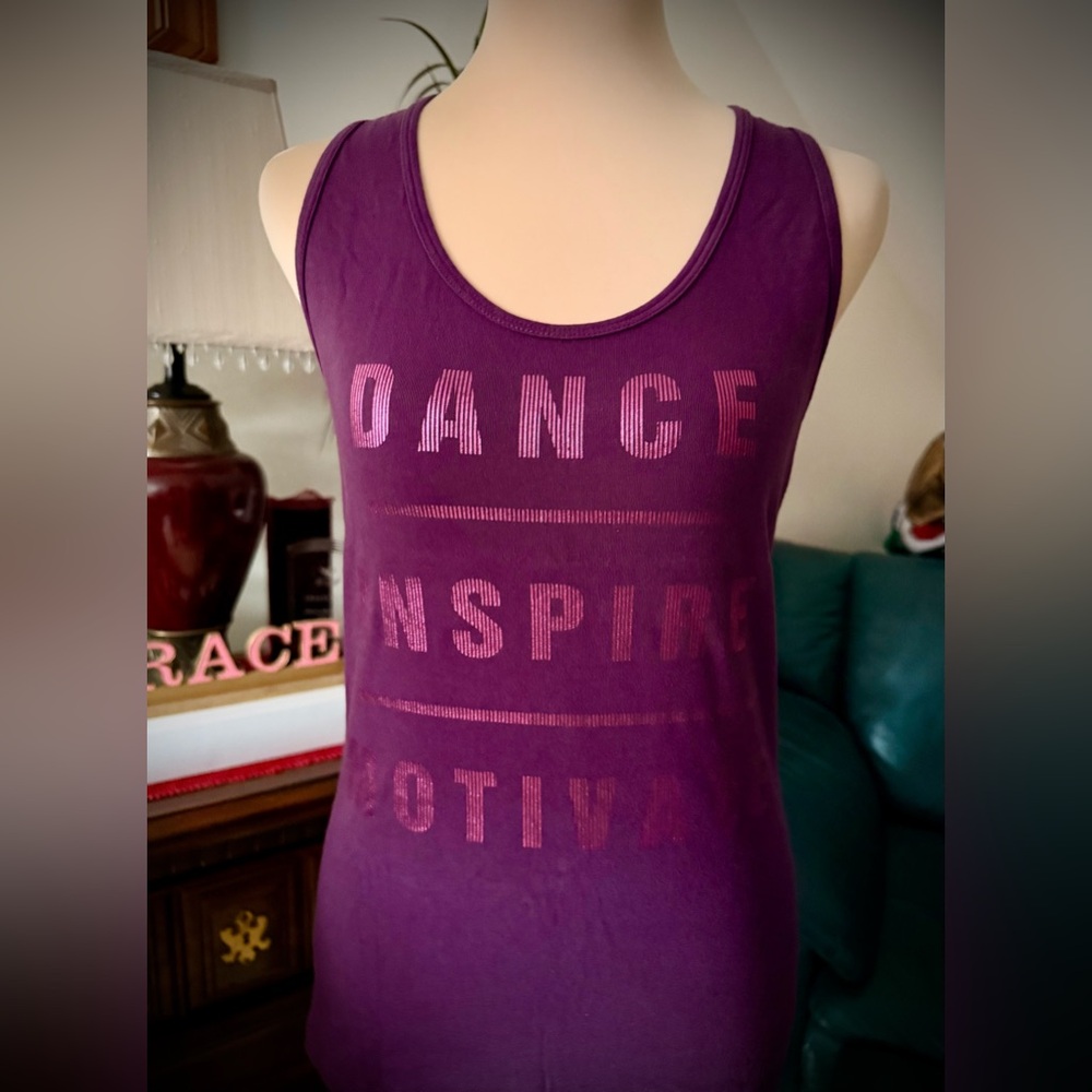 NWOT Zumba Fitness Purple Dance Inspire Tank Top